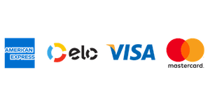 Visa, Mastercard, Elo, Amex