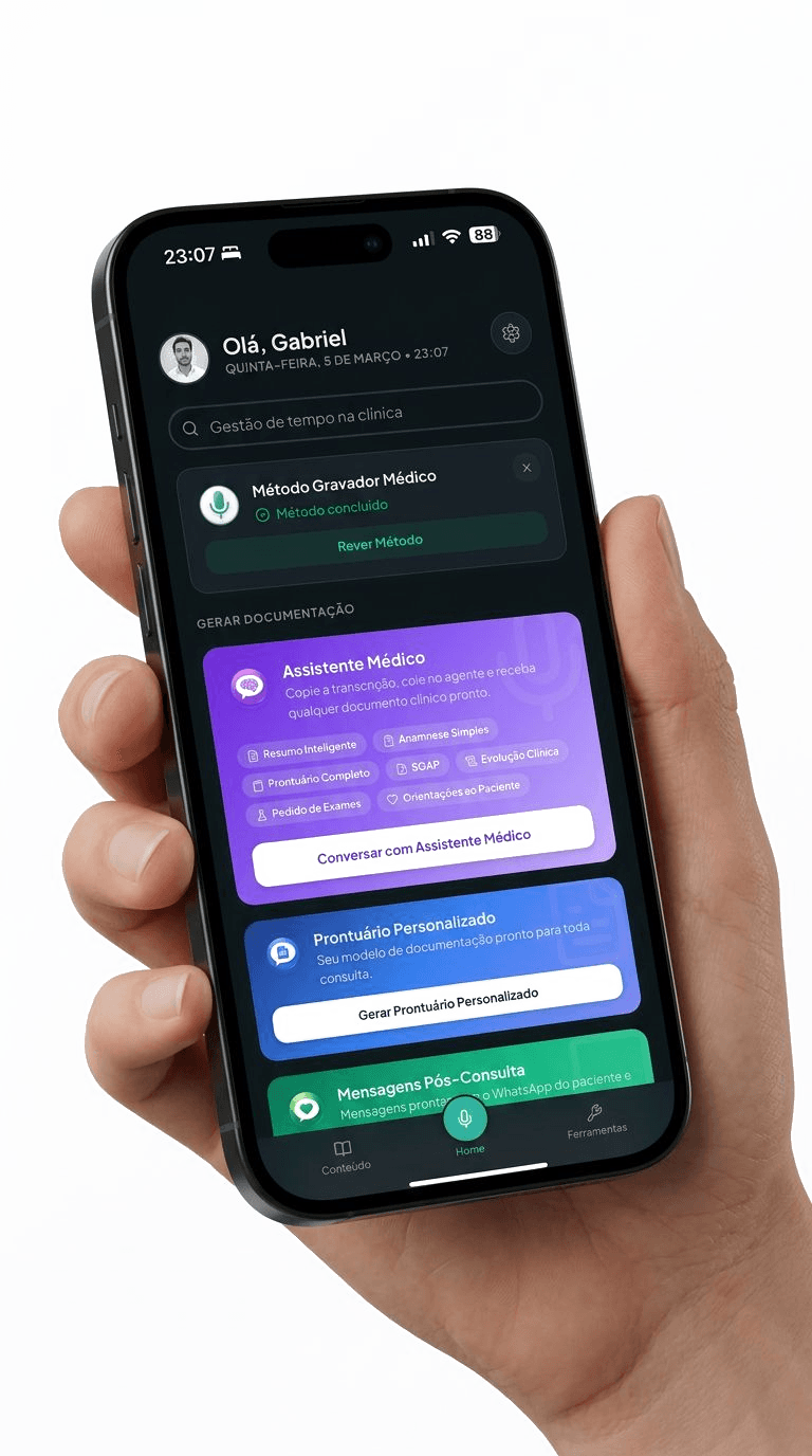 Gravador Médico — IA para Fisioterapeutas